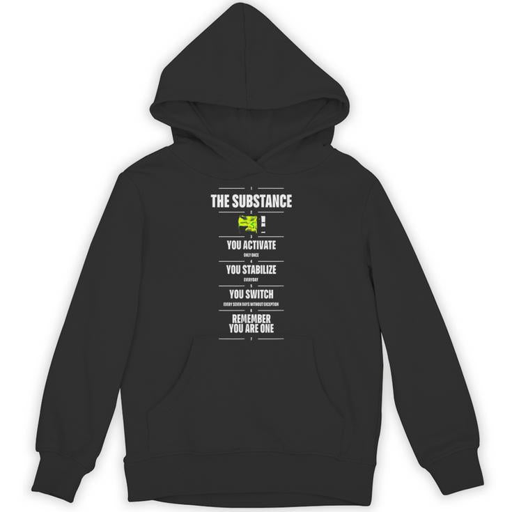 Meaning Quote The Substance Basic Vintage Meme Retro Unisex Hoodie
