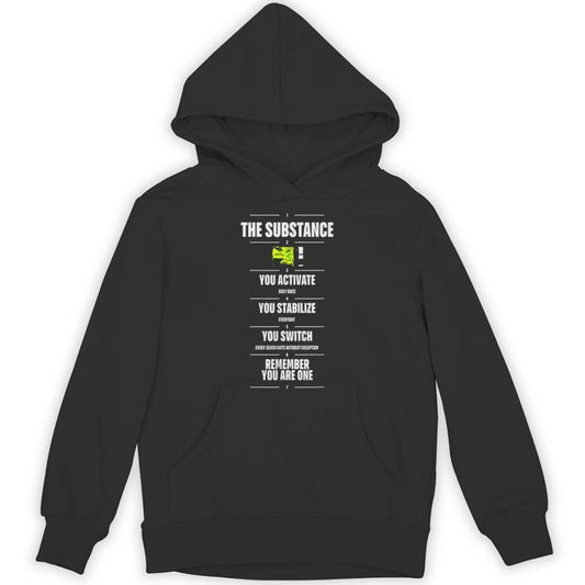 Meaning Quote The Substance Basic Vintage Meme Retro Unisex Hoodie