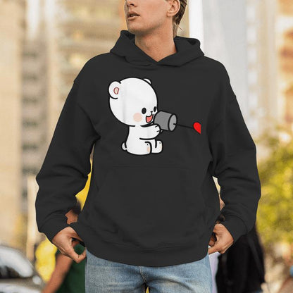 Milk Mocha Couple Valentine Unisex Hoodie