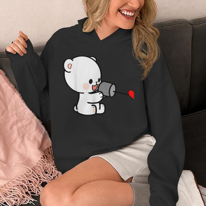 Milk Mocha Couple Valentine Unisex Hoodie