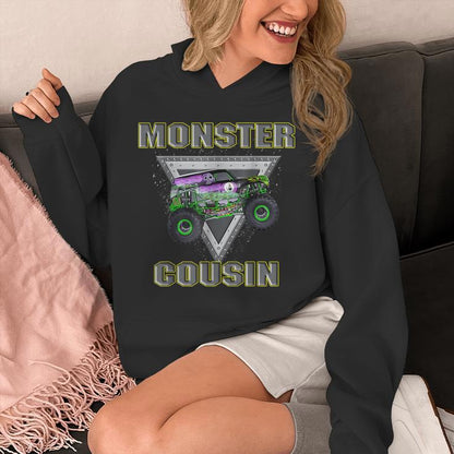 Monster Truck Cousin Monster Truck Are My Jam Truck Lovers Unisex Hoodie