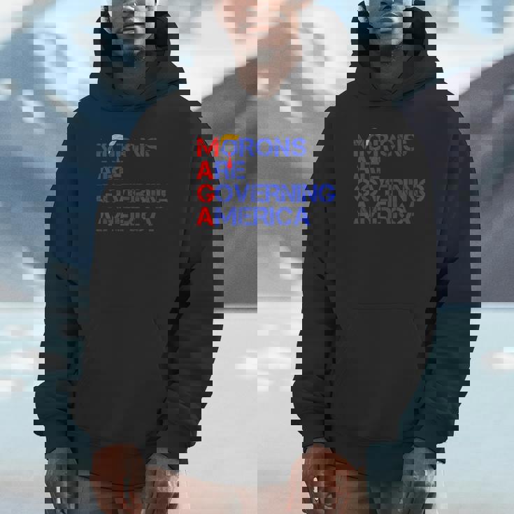 Morons Are Governing America Trump 2024 Unisex Hoodie