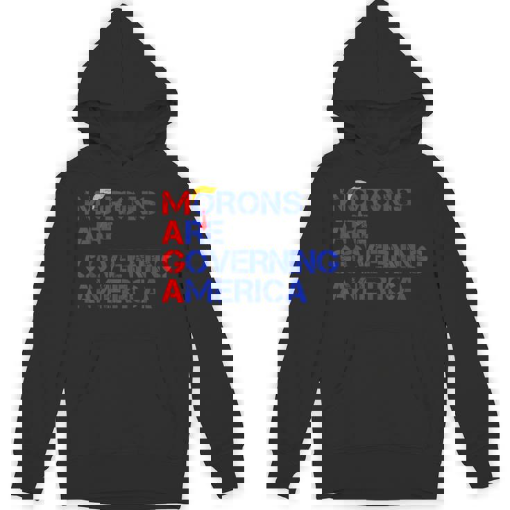 Morons Are Governing America Trump 2024 Unisex Hoodie