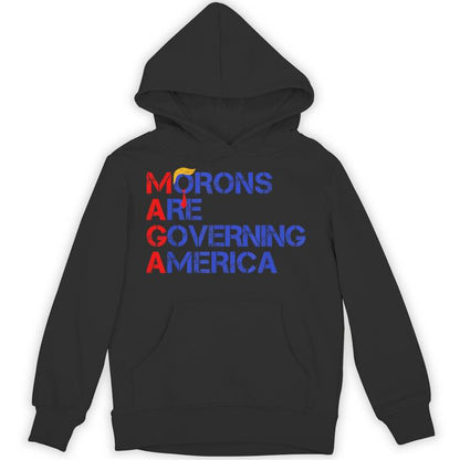 Morons Are Governing America Trump 2024 Unisex Hoodie