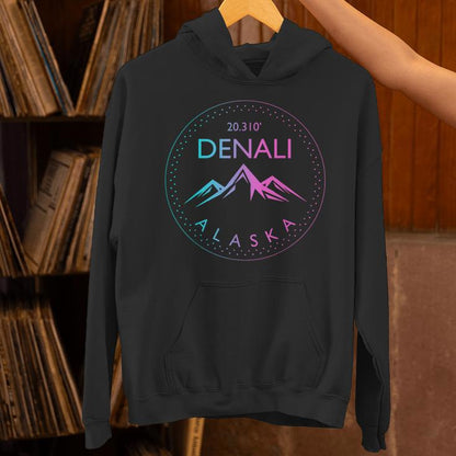 Mount Denali Alaska Mountaineer Climbing National Park Unisex Hoodie