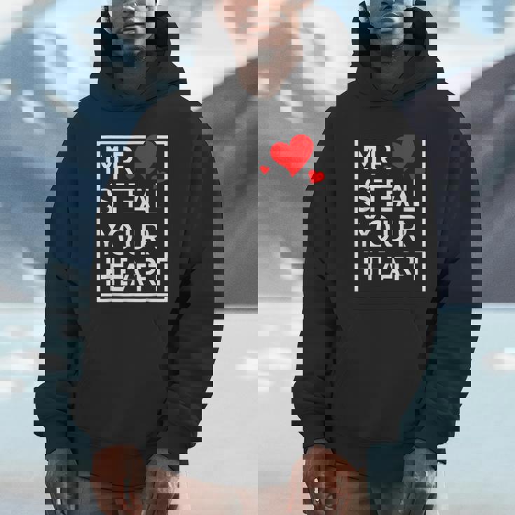 Mr Steal Your Heart Valentines Day For Toddler Boys Son Unisex Hoodie