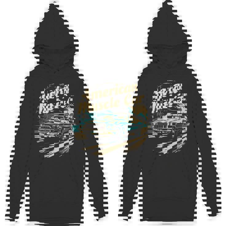 Muscle Car American Vintage Classic Car Graphic Unisex Hoodie