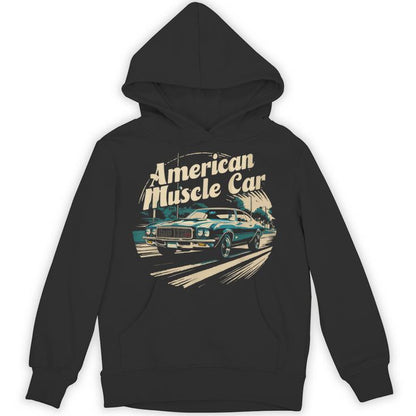 Muscle Car American Vintage Classic Car Graphic Unisex Hoodie