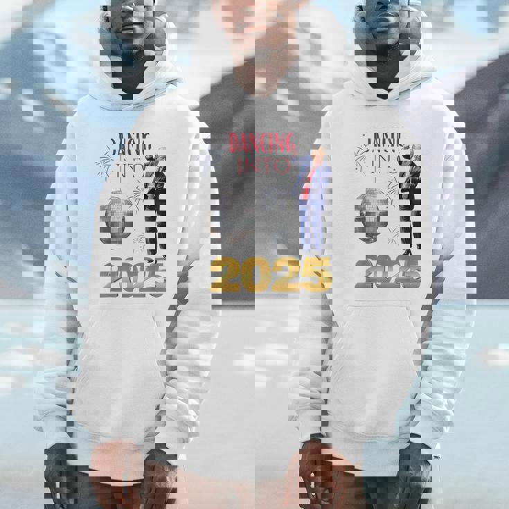 New Year Trump Dancing 2025 Maga Party Countdown Unisex Hoodie