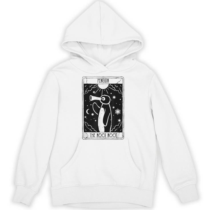 Noot Penguin Tarot Vintage Distressed Unisex Hoodie