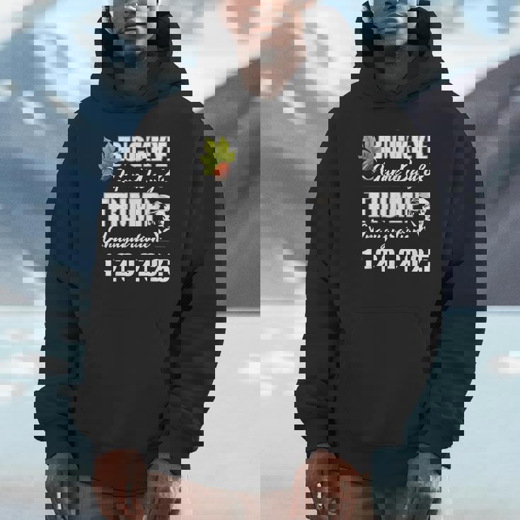 Ohio Donald Trump Inauguration Day 2025 Buckeye State Unisex Hoodie