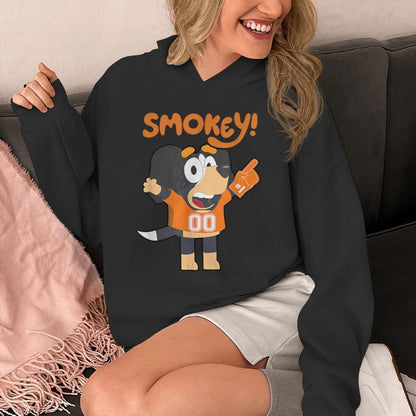 Orange Blooded Tennessee Hound Cartoon Cheer Up Toddler Kid Unisex Hoodie