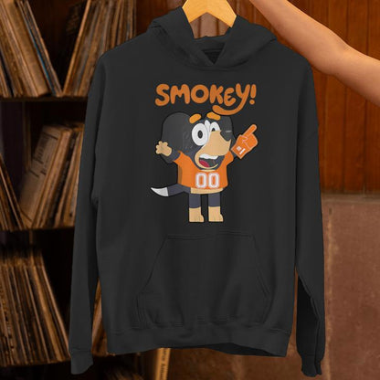 Orange Blooded Tennessee Hound Cartoon Cheer Up Toddler Kid Unisex Hoodie