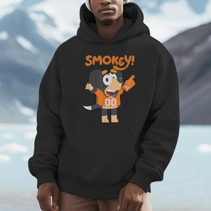 Orange Blooded Tennessee Hound Cartoon Cheer Up Toddler Kid Unisex Hoodie