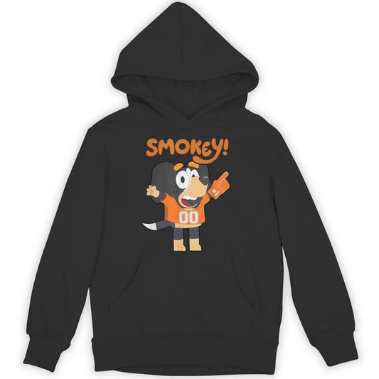 Orange Blooded Tennessee Hound Cartoon Cheer Up Toddler Kid Unisex Hoodie