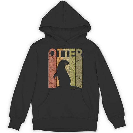 Otter Vintage Otter Lover Retro Sea Otter Unisex Hoodie