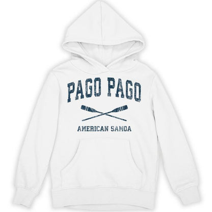 Pago Pago American Samoa Vintage Nautical Paddles Sports Oar Unisex Hoodie