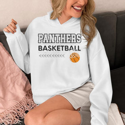 Panthers Basketball School Spirit Panther Pride Sports Unisex Hoodie