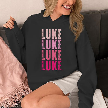 Personalized Name Luke I Love Luke Vintage Unisex Hoodie
