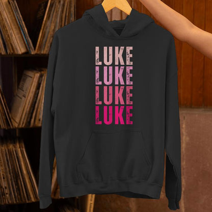 Personalized Name Luke I Love Luke Vintage Unisex Hoodie