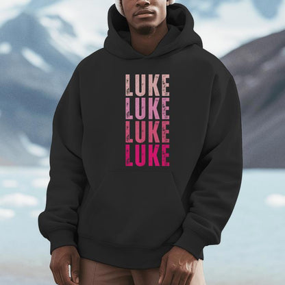 Personalized Name Luke I Love Luke Vintage Unisex Hoodie