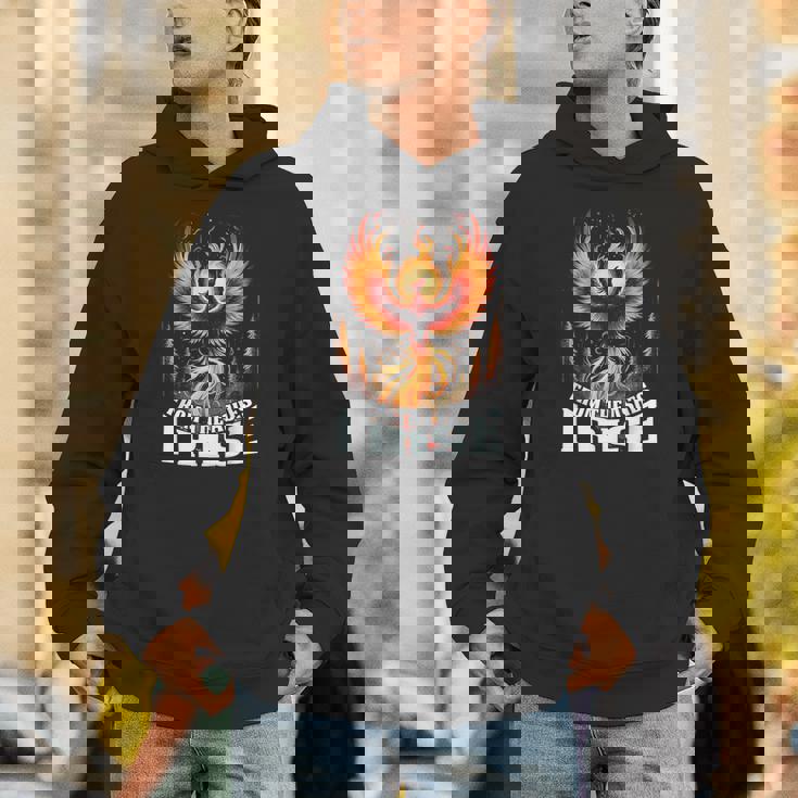 Phoenix From The Ashes I Rise Bird Fantasy For Lovers Unisex Hoodie