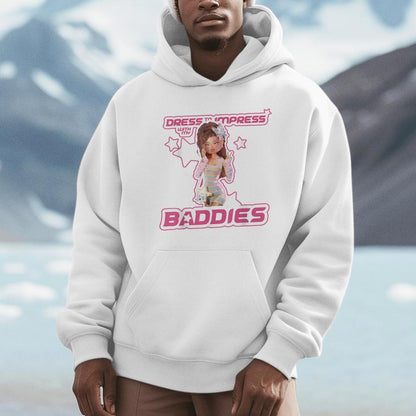 Play Dress To Impress With My Baddies Runway Diva Dti Robux Unisex Hoodie