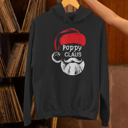 Poppy Claus Christmas Grandpa Unisex Hoodie