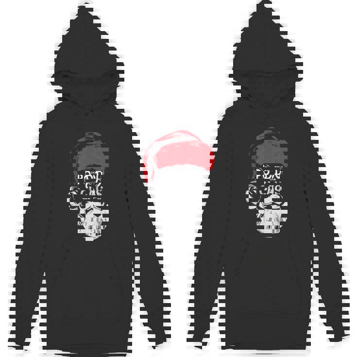 Poppy Claus Christmas Grandpa Unisex Hoodie