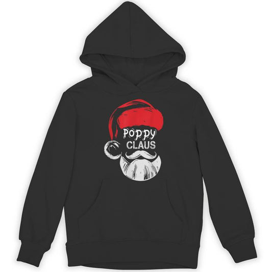 Poppy Claus Christmas Grandpa Unisex Hoodie