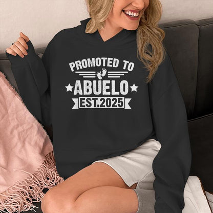 Promoted To Abuelo 2025 Soon To Be Abuelo Spanish Grandpa Unisex Hoodie