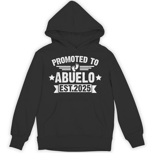 Promoted To Abuelo 2025 Soon To Be Abuelo Spanish Grandpa Unisex Hoodie