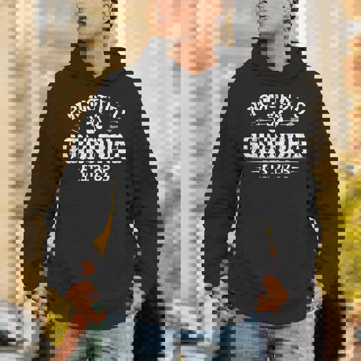 Promoted To Grandpa 2025 Grandpa Est 2025 Soon To Be Grandpa Unisex Hoodie