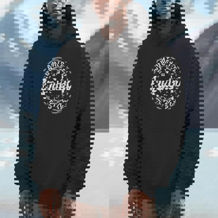 Promoted To Grandpa Est 2025 Grandparents New Grandpa 2025 Unisex Hoodie