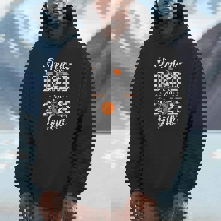 Proud Dad Of A Basketball Senior 2025 Class Of Graduation Unisex Hoodie