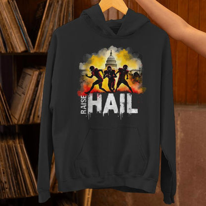Raise Hail American Football Washington American Football Unisex Hoodie
