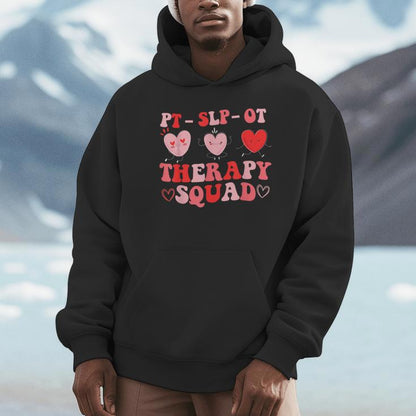 Therapy Squad Slp Ot Pt Team Cute Valentine's Day Unisex Hoodie