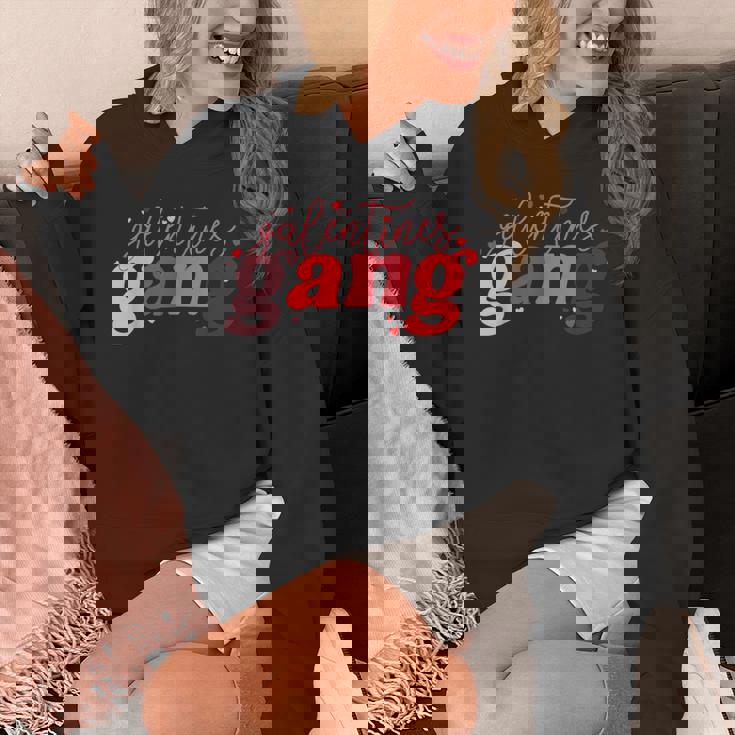 Retro 2025 Valentine's Day Galentines Gang Unisex Hoodie