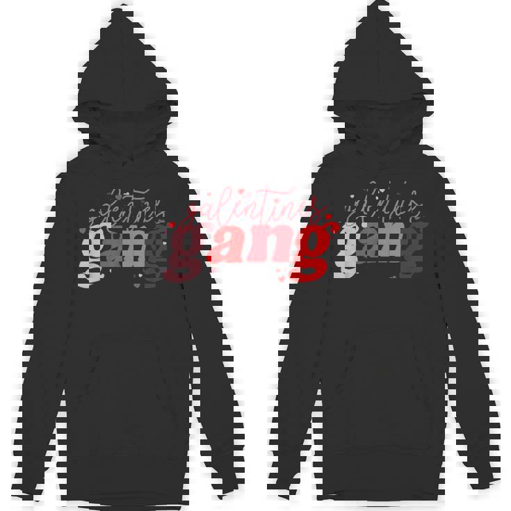 Retro 2025 Valentine's Day Galentines Gang Unisex Hoodie