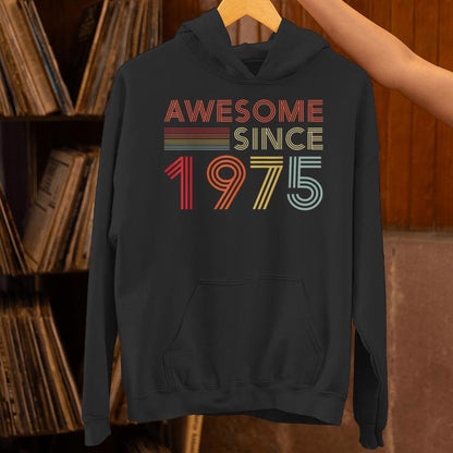 Retro 50 Birthday Decorations 50Yr 1975 50Th Birthday Unisex Hoodie