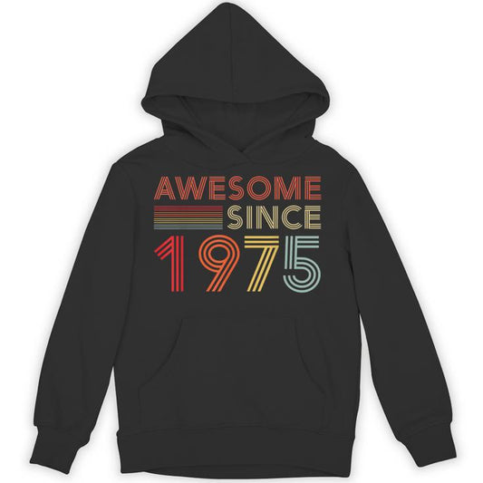 Retro 50 Birthday Decorations 50Yr 1975 50Th Birthday Unisex Hoodie