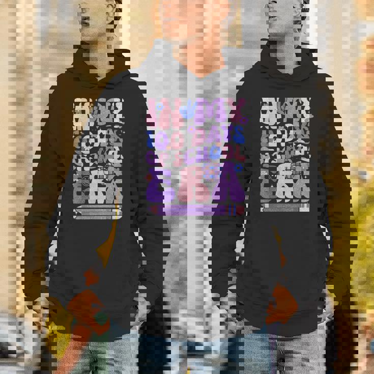Retro Disco In My 100 Days Of School Era 100Th Day Of School Unisex Hoodie