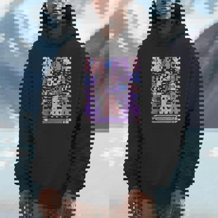 Retro Disco In My 100 Days Of School Era 100Th Day Of School Unisex Hoodie