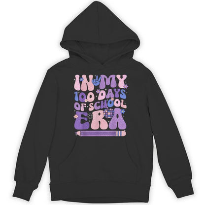 Retro Disco In My 100 Days Of School Era 100Th Day Of School Unisex Hoodie