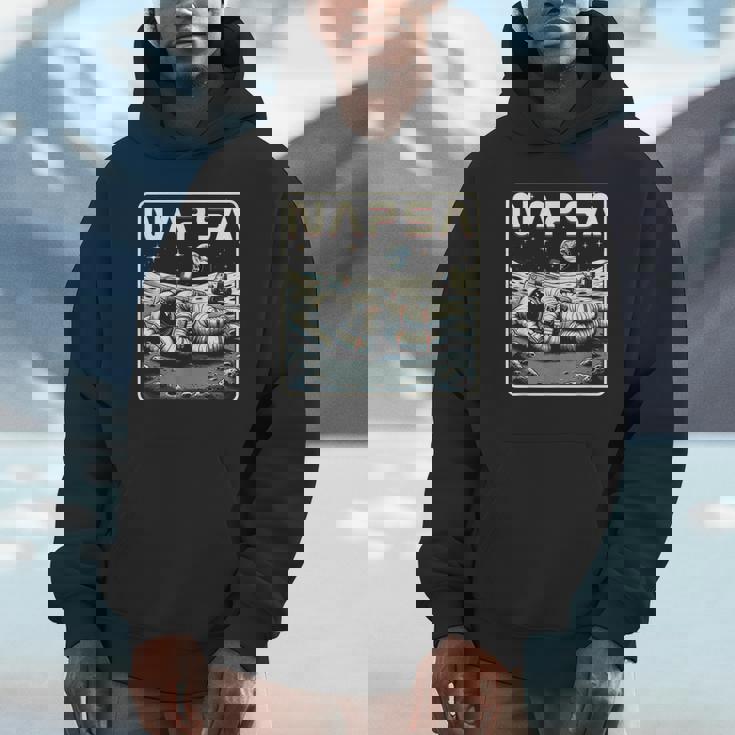 Retro Napsa Astronaut Outer Space Pun Novelty Space Unisex Hoodie