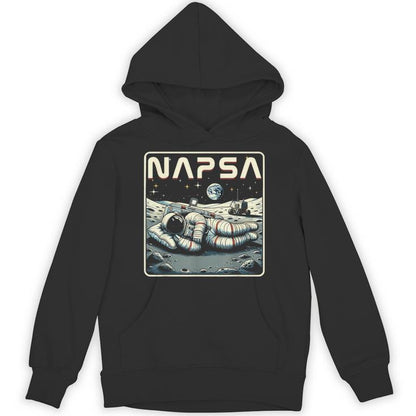 Retro Napsa Astronaut Outer Space Pun Novelty Space Unisex Hoodie