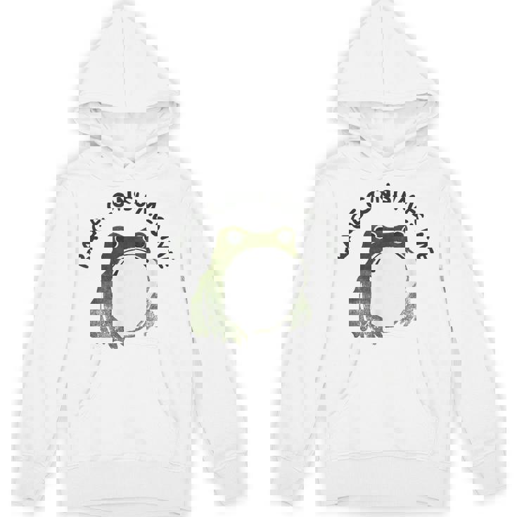 Retro Rage Is Consuming Me Meme Angry Grumpy Frog Unisex Hoodie