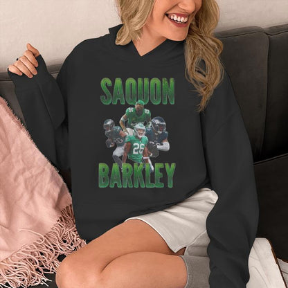 Retro Saquon Eagles Vintage Barkley 90S Graphic Unisex Hoodie