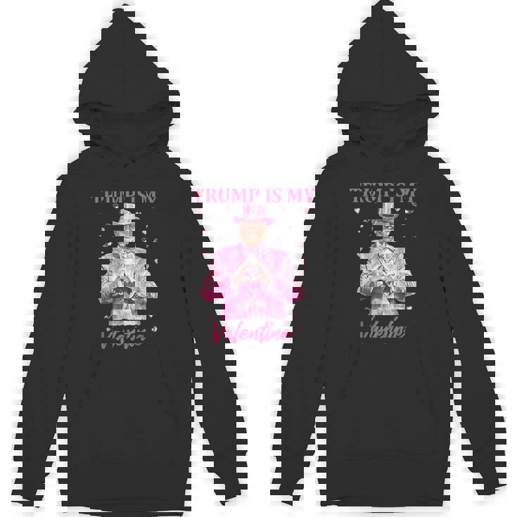 Retro Trump Is My Valentine Trump Valentine Day Unisex Hoodie