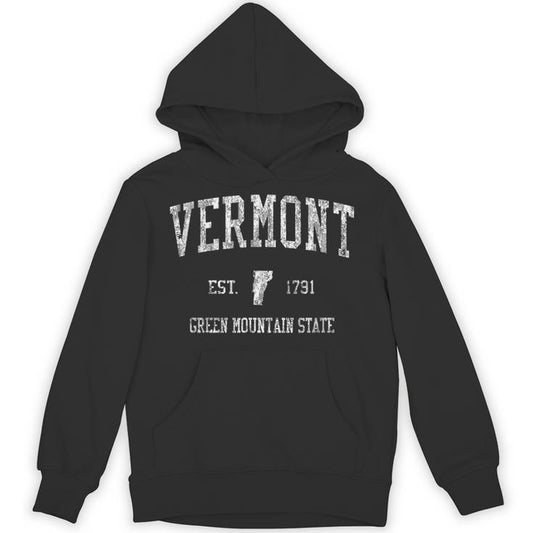 Retro Vermont T Vintage Vt Sports Unisex Hoodie